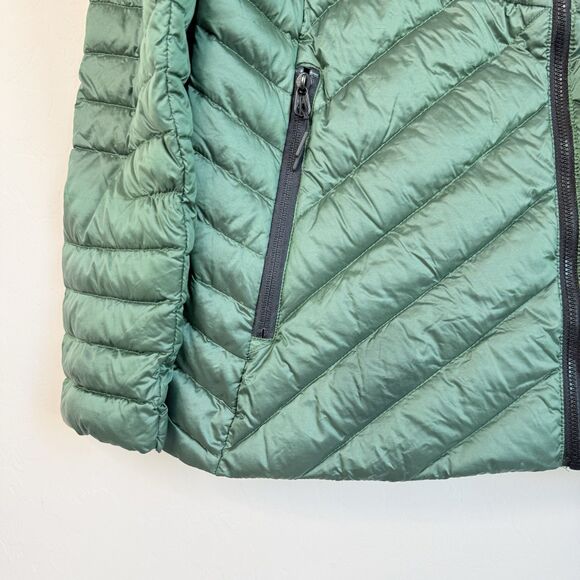 All In Motion Womens Extra Large Lightweight Packable Down Puffer Jacket Green - Picture 2 of 16